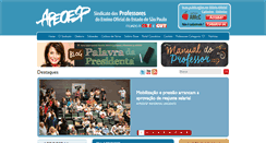 Desktop Screenshot of apeoesp.org.br