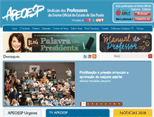 Tablet Screenshot of apeoesp.org.br
